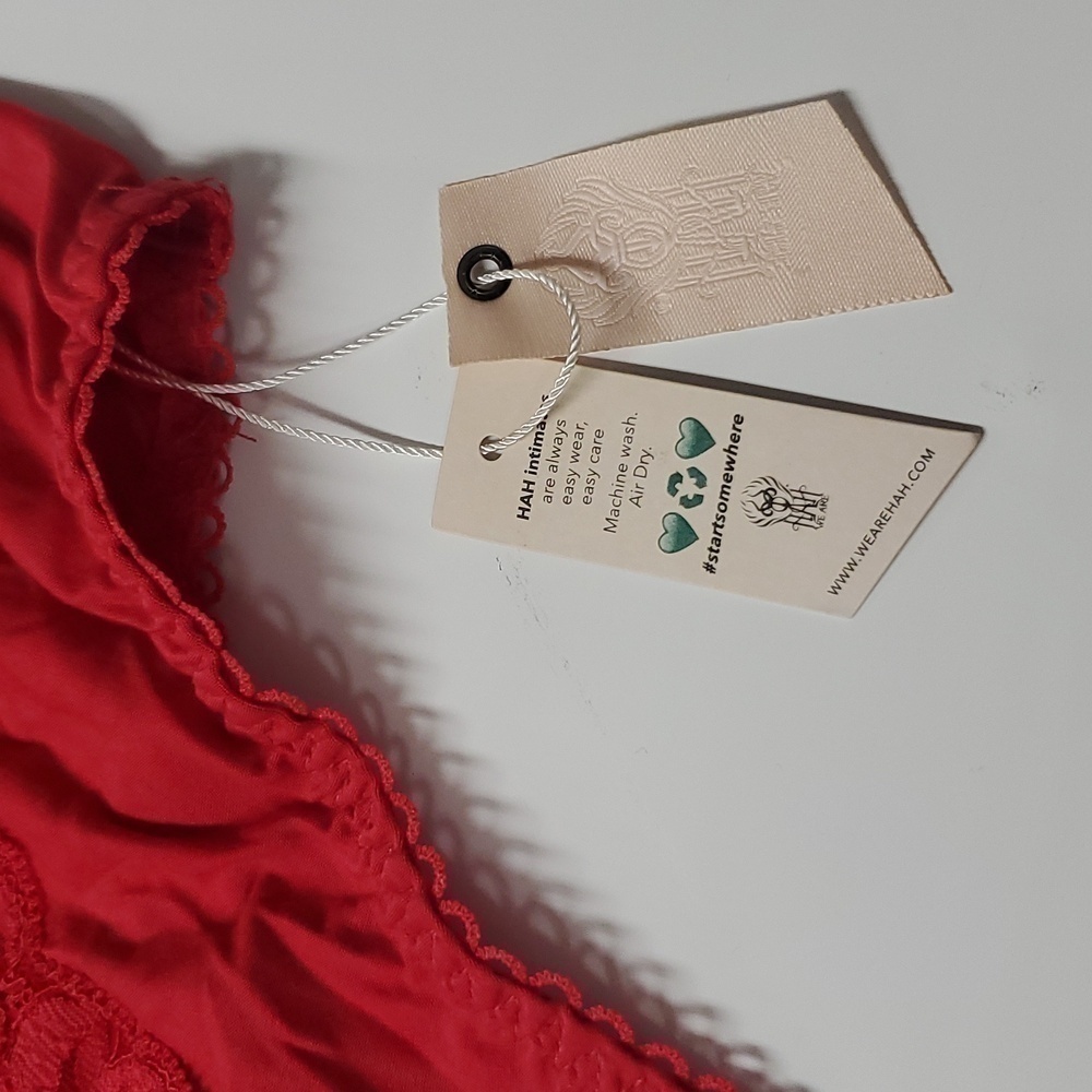 Revolve HAH | NWT Lady Like Lace Bodysuit in Rouge - Picture 6 of 6